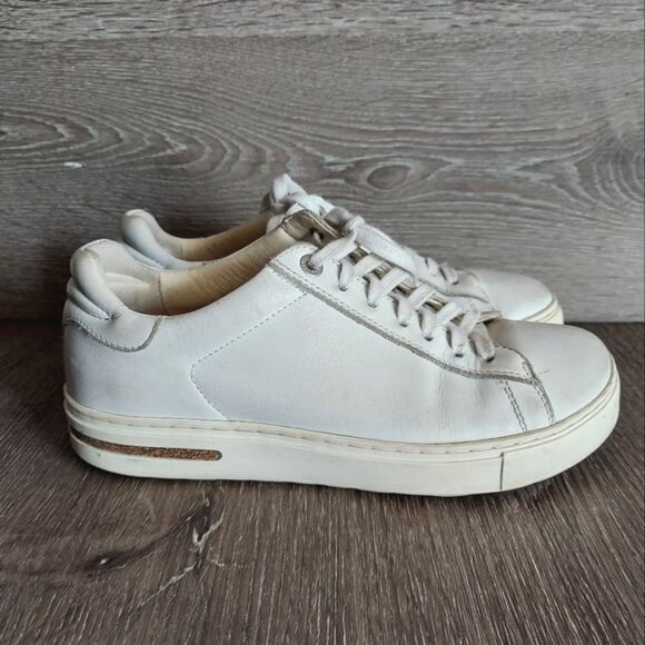 Birkenstock Bend Low White Leather Sneaker 36 - Picture 1 of 11